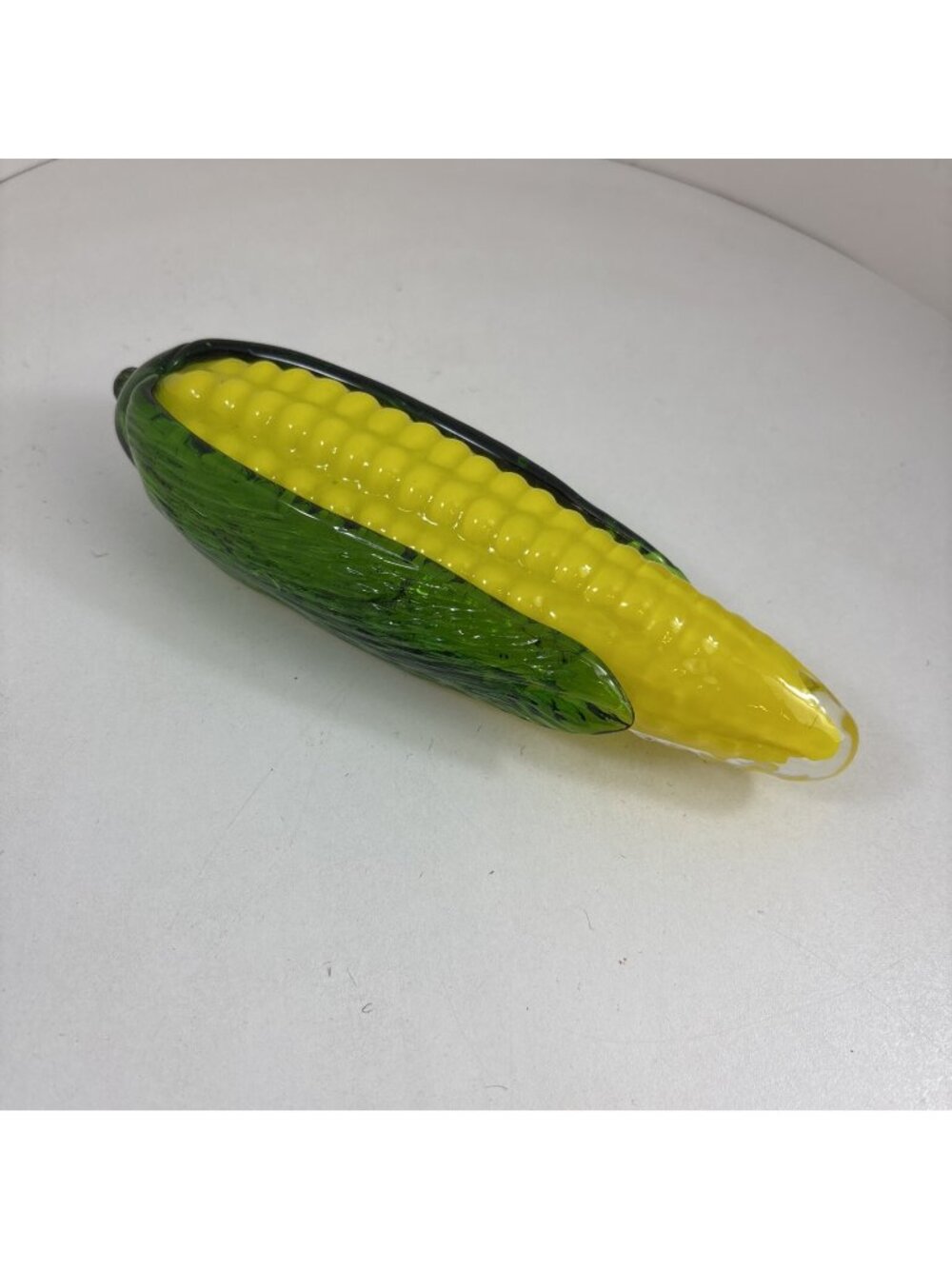 Estate Find Vintage Glass Ear Corn Hand Blown Dining Decoration Vegetable Nice